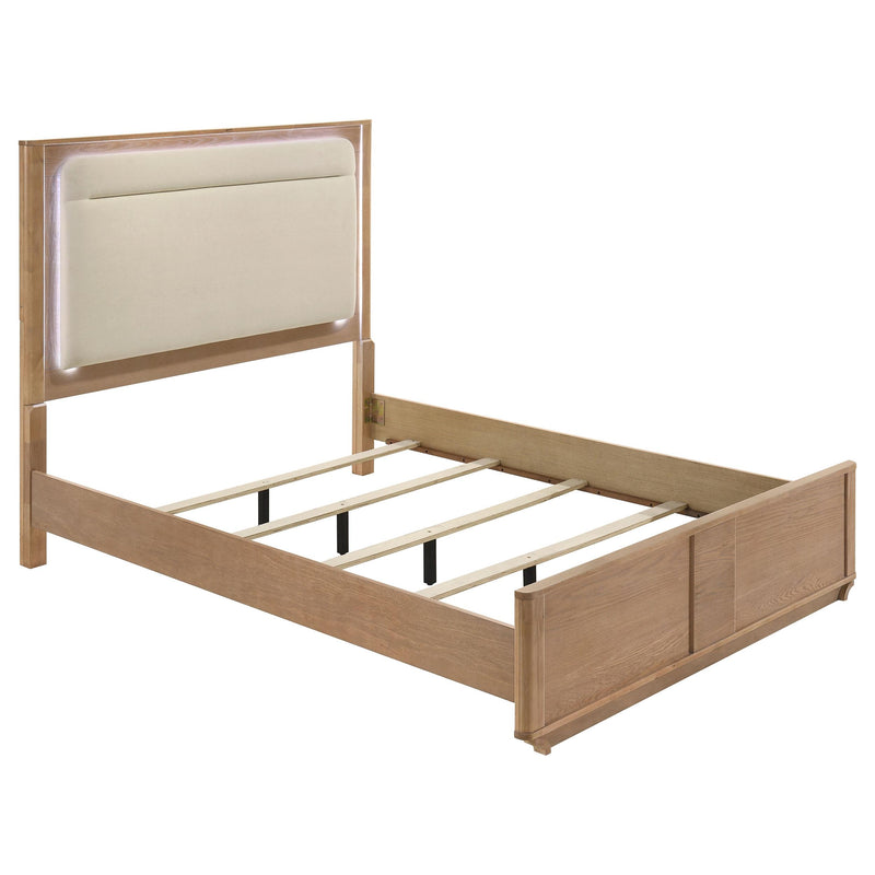 Leanne 5-piece Queen Bedroom Set Light Oak - 223131Q-S5