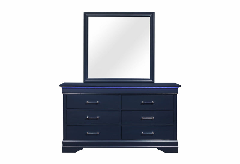 Charlie Blue Dresser With Led - CHARLIE-BLUE-DR W/LED