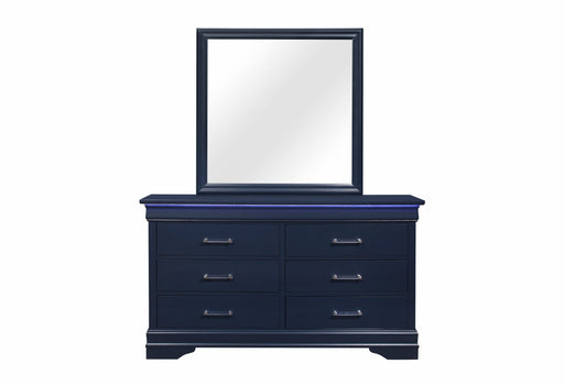 Charlie Blue Dresser With Led - CHARLIE-BLUE-DR W/LED