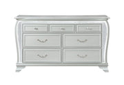 Aria Silver Dresser With Led - ARIA-SILVER-DR W/LED