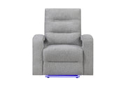 U6611 Grey 15 Power Recliner With Led - U6611-GREY 15-PR W/LED