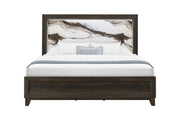 Harmony Brown Twin Bed With Led - HARMONY-BROWN-TB W/LED