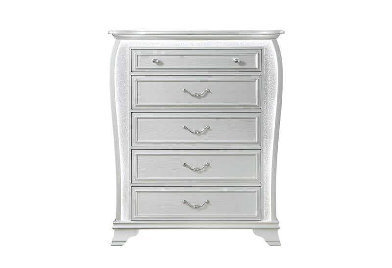 Aria Silver Chest With Led - ARIA-SILVER-CH W/LED
