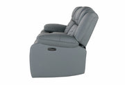 U7068 Grey 10 Power Console Reclining Loveseat With Led - U7068-GREY 10-PCRLS W/ LED