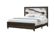 Harmony Brown King Bed With Led - HARMONY-BROWN-KB W/LED