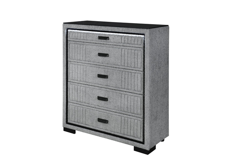 Isabella Grey Chest With Led - ISABELLA-GREY-CH W/ LED