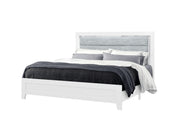 Luccia White Twin Bed With Led - LUCCIA-WHITE-TB W/LED