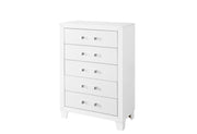 Luccia White King Bed Group With Led - LUCCIA-WHITE-KBG W/LED