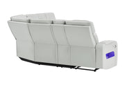 U8611 Blanche Silver Sectional With Led - U8611-BLANCHE SIL-SECTIONAL W/LED