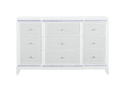 Alina White Dresser With Led - ALINA-WHITE-DR W/ LED-N