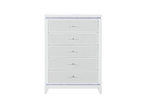 Alina White Chest With Led - ALINA-WHITE-CH W/ LED-N