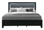 Reid Black King Bed Group With Led - REID-BLACK-KBG W/LED-N