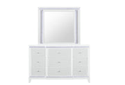 Alina White Mirror With Led - ALINA-WHITE-MR W/ LED-N