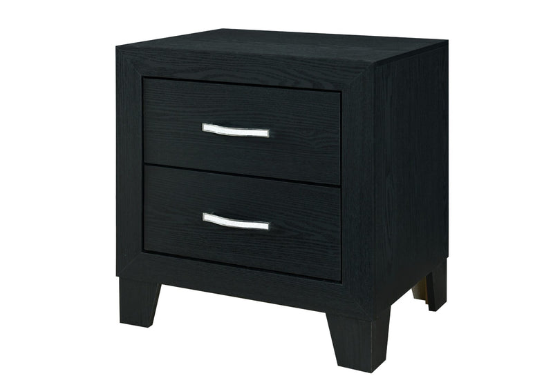 Reid Black Full Bed Group With Led - REID-BLACK-FBG W/LED-N