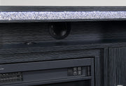 Lily Dark Grey Ent Unit 72 Inch W/ Led, Speakers, Crystal Inserts - LILY-DARK GREY-EU 72 W/LED & SPKR