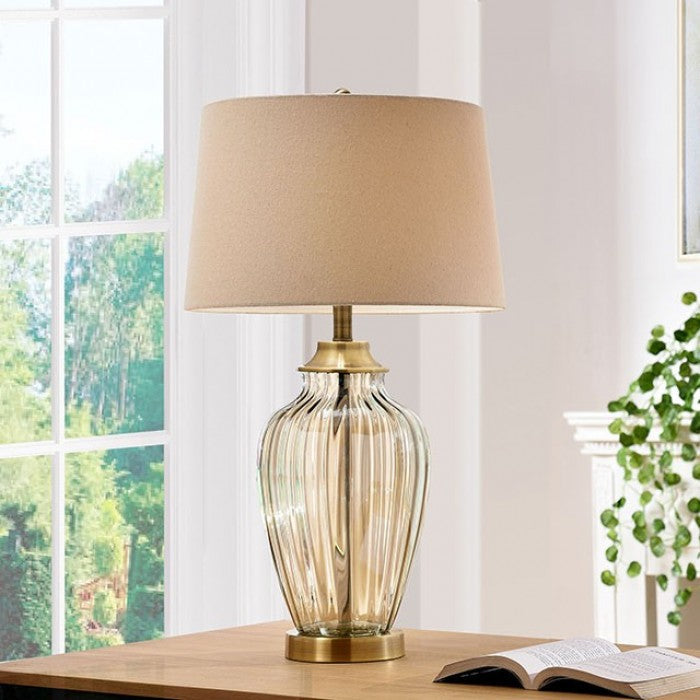Lee Gold/Clear Table Lamp - L9713