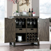 Leeds Gray Dining Table - CM3387T-TABLE