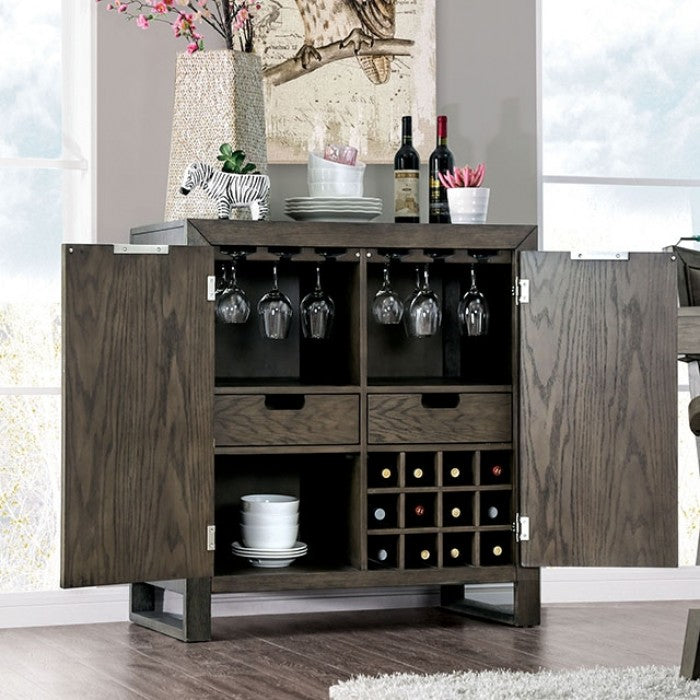 Leeds Gray Dining Table - CM3387T-TABLE