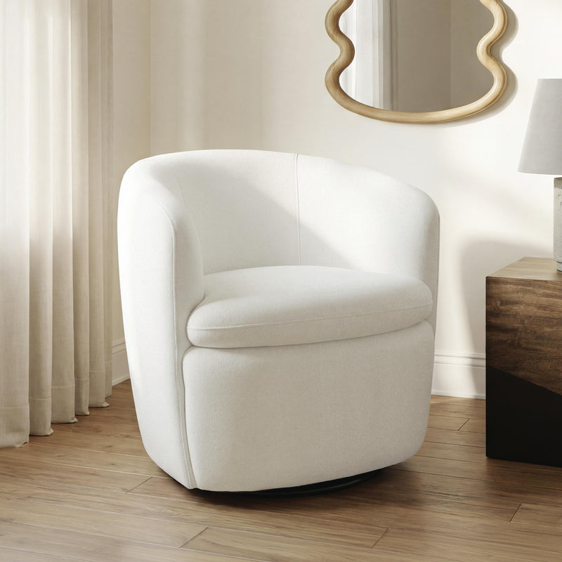 Leemont Snow Swivel Accent Chair - A3000828