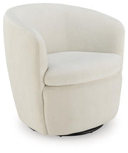 Leemont Snow Swivel Accent Chair - A3000828