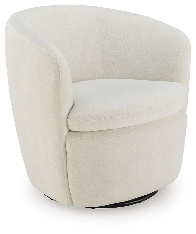 Leemont Snow Swivel Accent Chair - A3000828