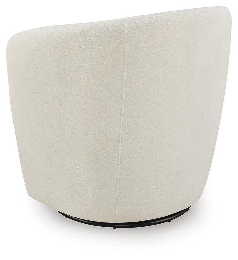Leemont Snow Swivel Accent Chair - A3000828