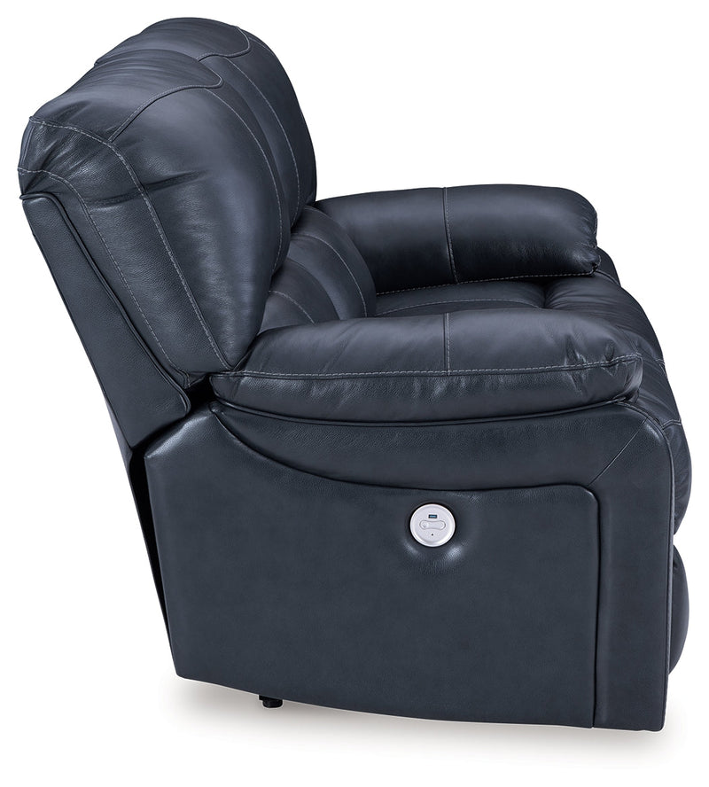 Leesworth Ocean Power Reclining Loveseat - U4380974