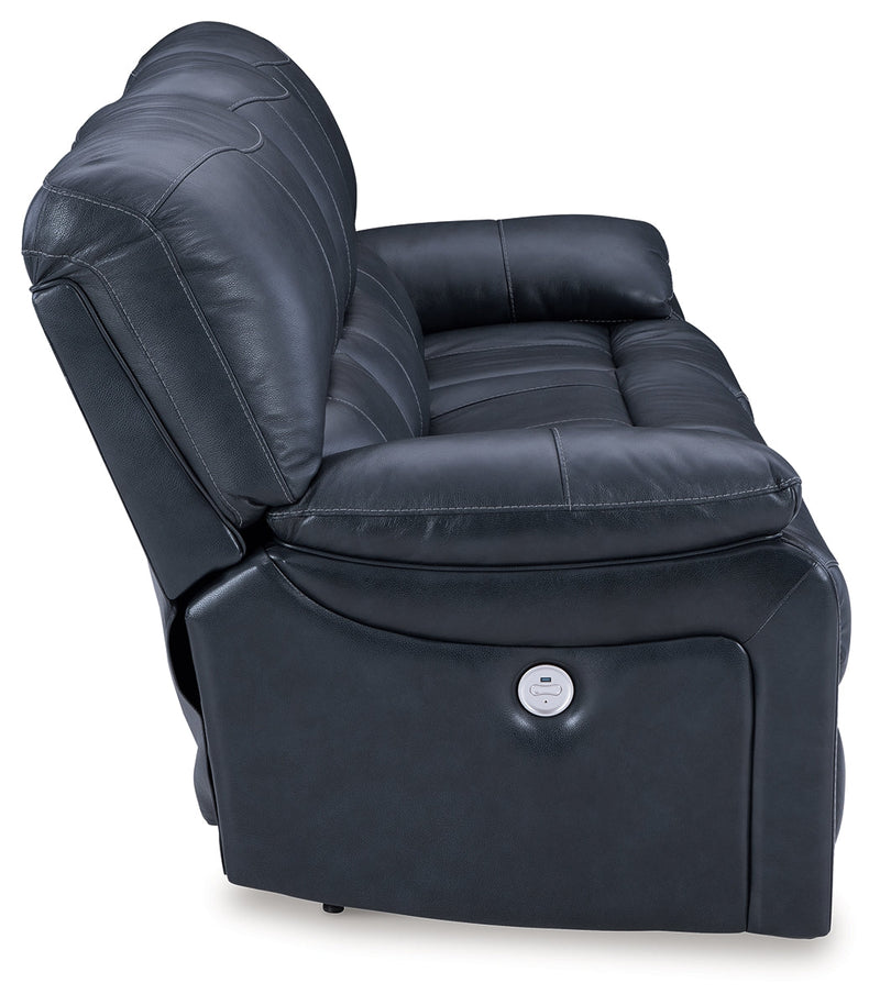 Leesworth Ocean Power Reclining Sofa - U4380987