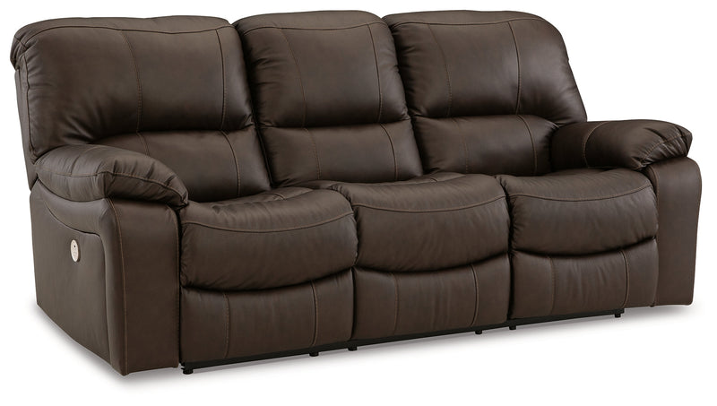 Leesworth Sofa and Loveseat in Dark Brown - PKG015115