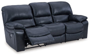 Leesworth Sofa, Loveseat and Recliner in Ocean - PKG016543