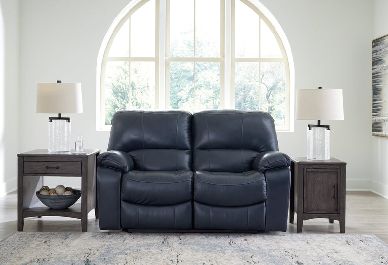 Leesworth Sofa, Loveseat and Recliner in Ocean - PKG016543