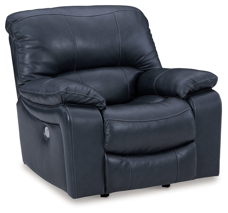 Leesworth Sofa, Loveseat and Recliner in Ocean - PKG016543