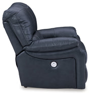 Leesworth Sofa, Loveseat and Recliner in Ocean - PKG016543