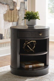 Leighmour Dark Brown Accent Table - A4000742
