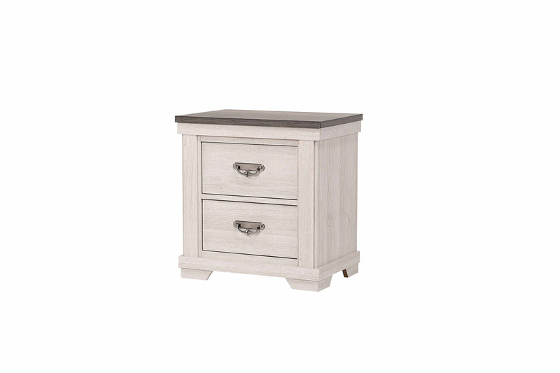 Leighton Cream/Brown Panel Bedroom Set - Gate FurnitureBedroom Set