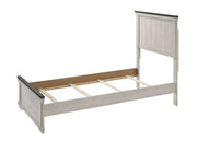 Leighton Cream/Brown Panel Youth Bedroom Set - Gate FurnitureYouth Bedroom Set