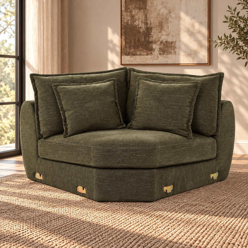 Leighton Modular - Wedge w/4 Pillows - LV07692