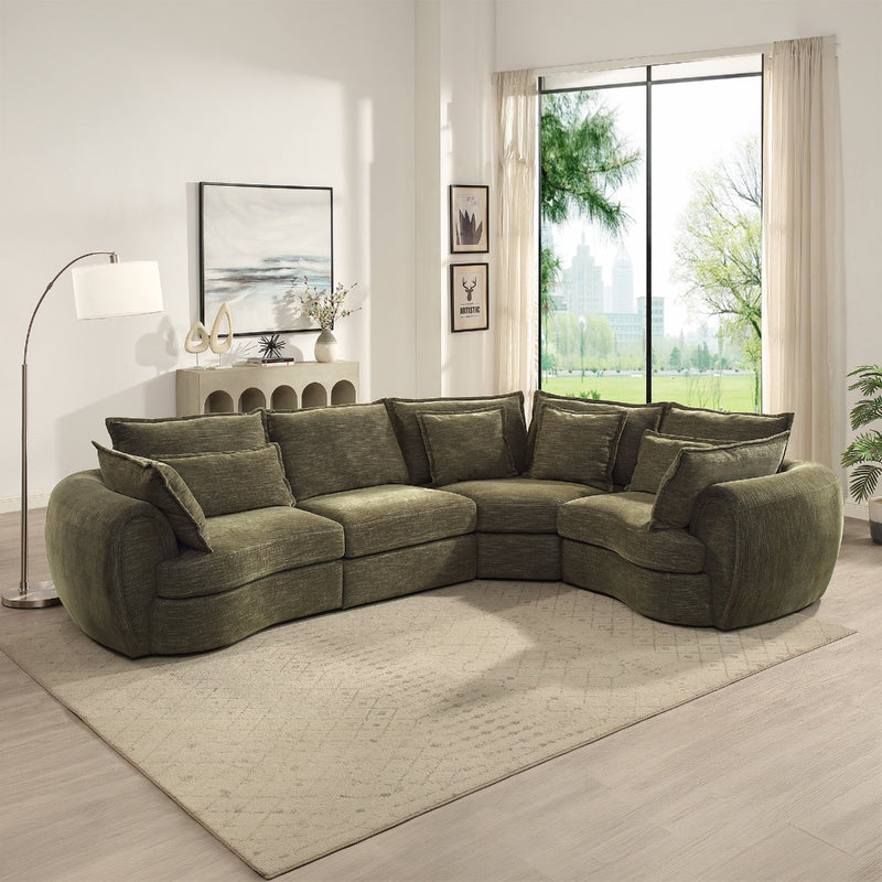 Leighton Modular - Wedge w/4 Pillows - LV07692