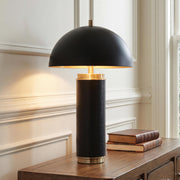 Lemland Black/Gold Finish Table Lamp - L208534