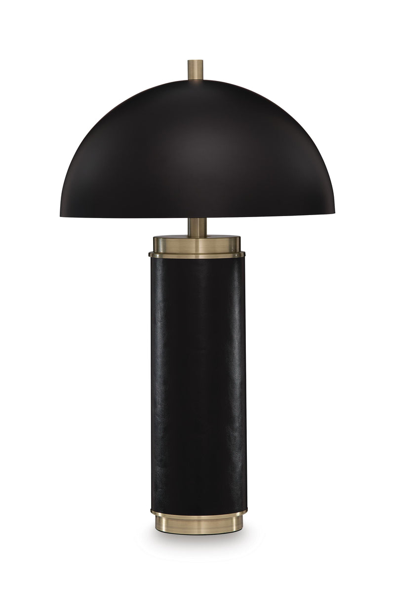 Lemland Black/Gold Finish Table Lamp - L208534