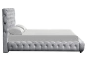 Lena - Silver Upholstered King Bed - B155-K-Bed