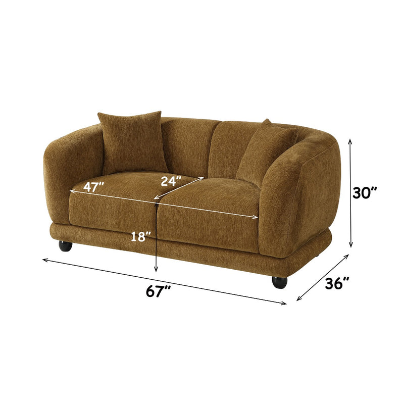 Lennox Loveseat w/2 Pillows - LV07531