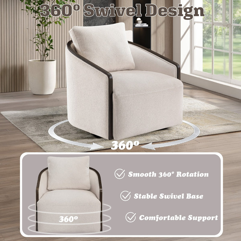 Lenora Accent Chair w/Swivel - AC03427