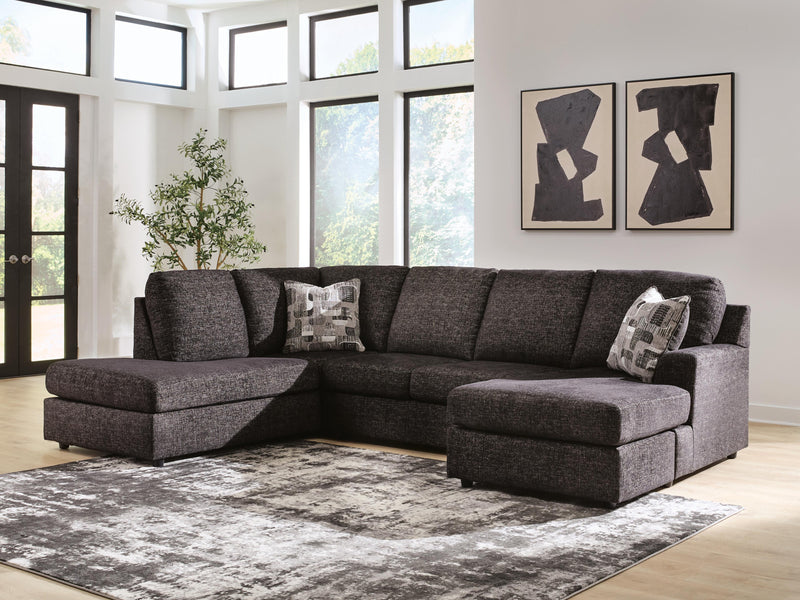 Lentiz Onyx 2-Piece Sectional with Chaise - PC73404S1