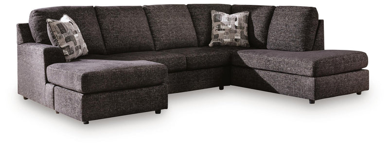 Lentiz Onyx 2-Piece Sectional with Chaise - PC73404S2