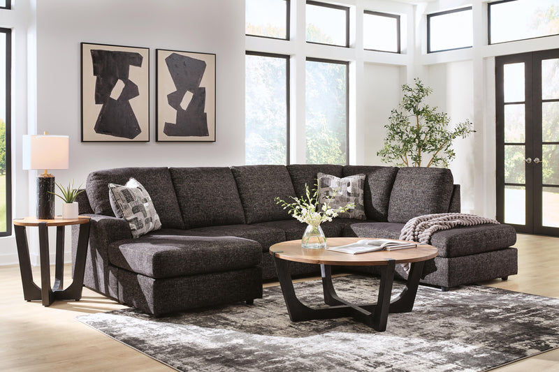 Lentiz Onyx 2-Piece Sectional with Chaise - PC73404S2
