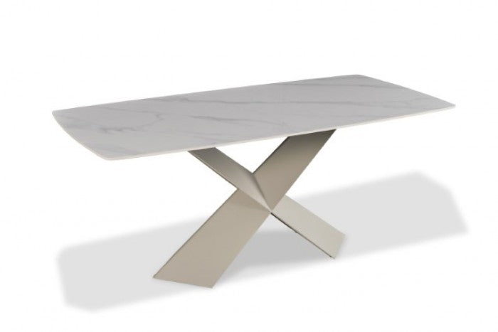 Lenvik Brown/White Dining Table - FM3700BR-T-TABLE