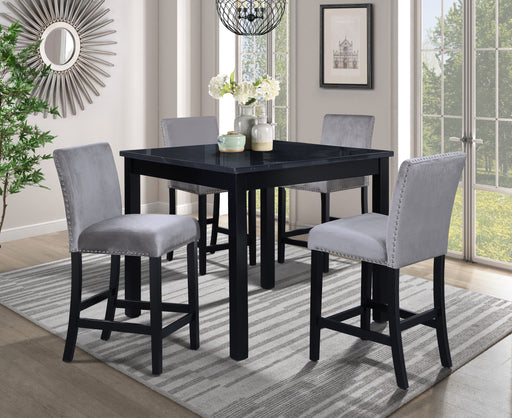 Leo Black/gray 5 Piece - LEO-BLKGRY-5-PC