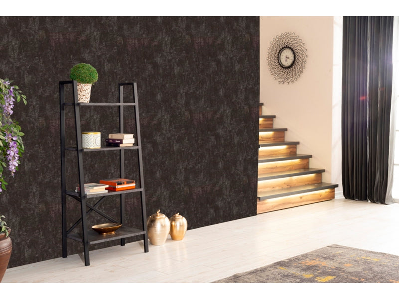 Leon Bookcase in Grey - 711-LEO-BC-GREY