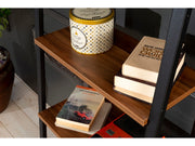 Leon Bookcase in Grey - 711-LEO-BC-GREY